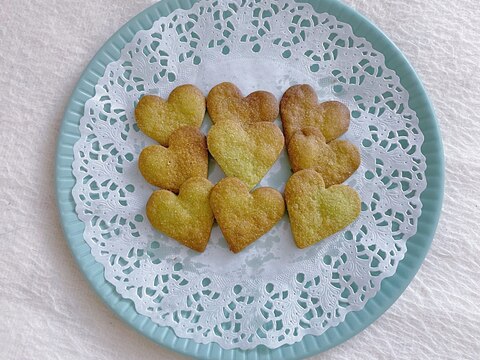 抹茶ラテのもとで!抹茶クッキー